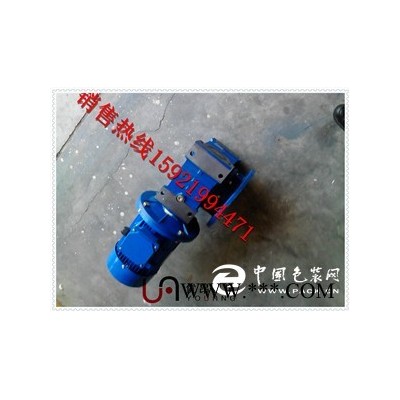 渦輪減速機RV063特制成鑄鐵渦輪配0.75KW三相異步電機