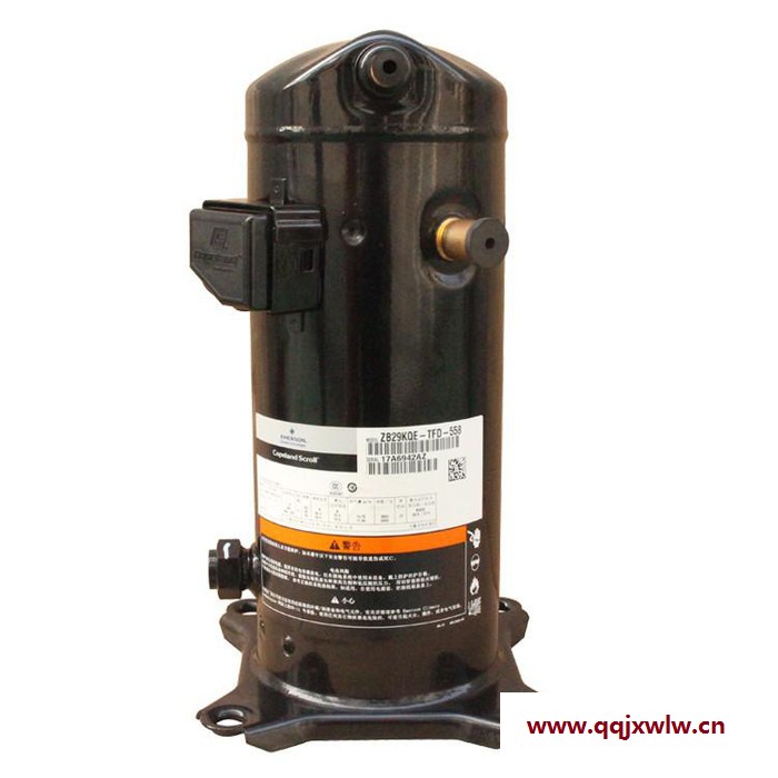 艾默生谷輪4匹220V低溫冷庫用全封閉渦旋式制冷壓縮機(jī)ZB29KQE-PFJ-558-北京銀海松科技有限公司