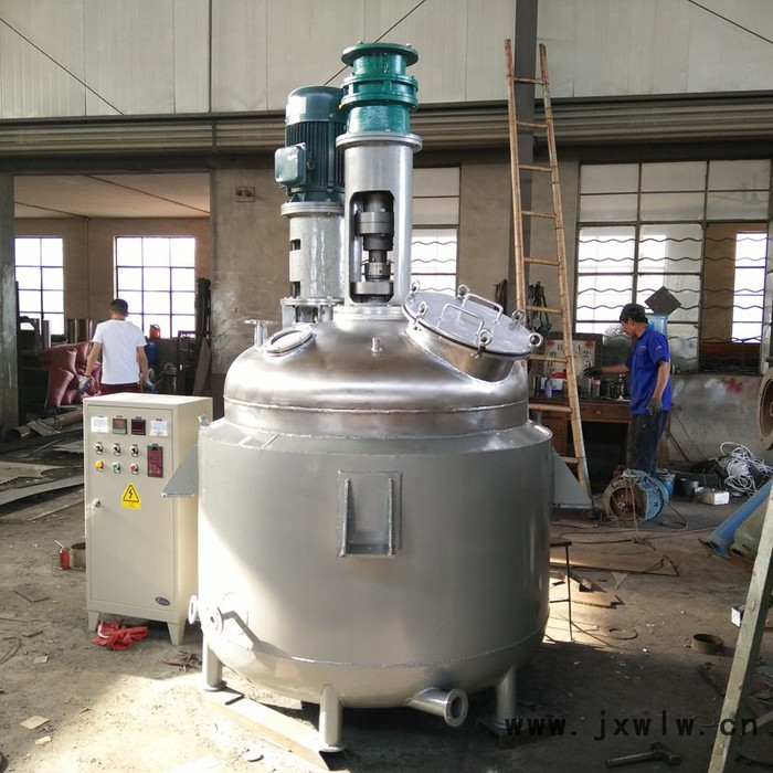 冷凝器乳化反應鍋 搪瓷不銹鋼電加熱反應釜 真空搪瓷反應釜