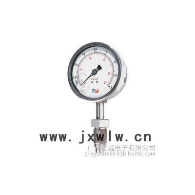 化纖拉絲設(shè)備用PT124YB指針式熔體壓力表/隔膜式機(jī)械表