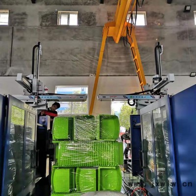 【天澤自動(dòng)化】廣州自動(dòng)化伺服單臂注塑機(jī)機(jī)械手 中控氣動(dòng)雙臂機(jī)械手