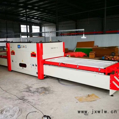 櫥柜移門貼膜設(shè)備真空覆膜機 全自動無壓框吸塑機 雙工位異型吸塑機益錦機械
