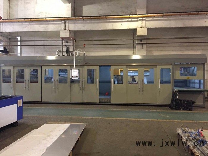 ZS-展仕1820全自動雙層汽車風(fēng)管 汽車內(nèi)飾件.厚片專用吸塑機