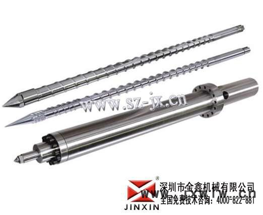 米拉克龍注塑機(jī)螺桿料筒，定制，原裝配件設(shè)計(jì)加工/注塑機(jī)螺桿炮筒/注塑機(jī)螺桿止逆環(huán)注塑機(jī)螺桿磨損上金鑫品種繁多，品**良。