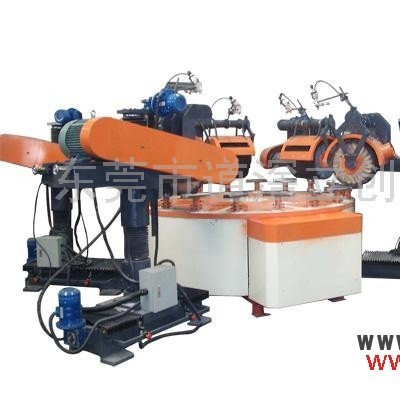供應(yīng)金屬五磨頭連續(xù)式全自動圓盤拋光機  全自動拋光機 LC-ZP905