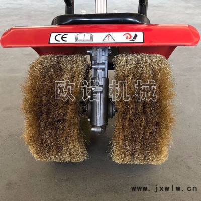 彩鋼瓦銹跡拋光機 鋼板拋光機 多功能鋼絲刷翻新除銹機廠家