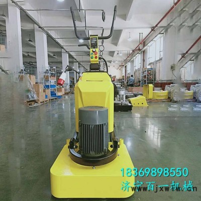環(huán)氧地坪四盤打磨機 樹脂磨片拋光機  多磨頭研磨機