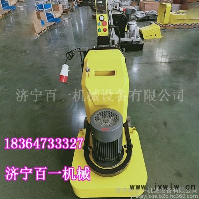 石材工程研磨機拋光機，四盤對轉研磨機 四盤12磨頭研磨機 手推式打磨機