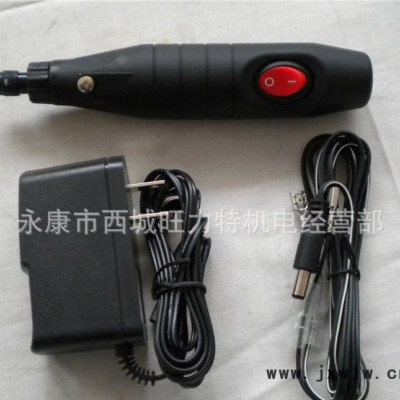 12v迷你筆式電磨機 雕刻 打磨 拋光機 寶石玉器首飾加工 帶電瓶夾