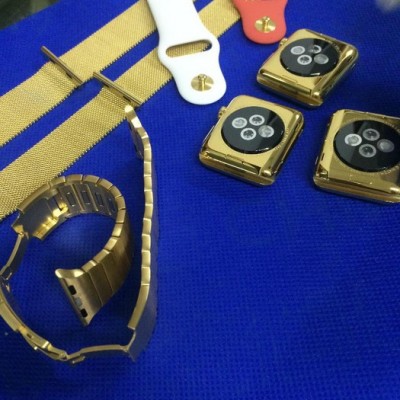 電鍍加工  Apple Watch 智能手表電鍍厚金 表面處理鍍金加工 蘋果智能手表電鍍黃金、玫瑰金加工 專業(yè)鍍金加工