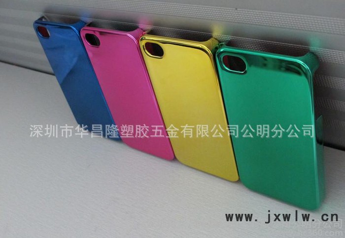 iphone5/4/4sUV真空電鍍加工真空鍍膜、+鐳雕、平面電鍍