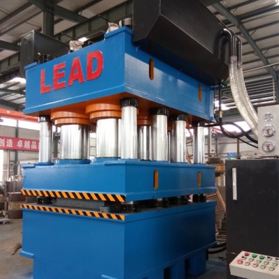 鋼木門液壓機 LEAD液壓機價格 出口非洲防盜門壓花機