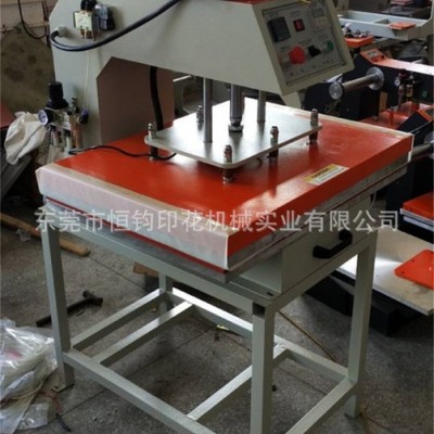 氣動單工位抽拉燙畫機(jī)40*40燙鉆壓花機(jī)熱轉(zhuǎn)印燙畫機(jī)氣動燙畫機(jī)