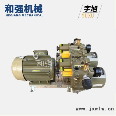 YUXU宇旭無油真空泵印刷氣泵WQB80-P-VB/VBVB-03 覆膜機風(fēng)泵 干式旋片泵 每小時80立方 YUXU氣泵