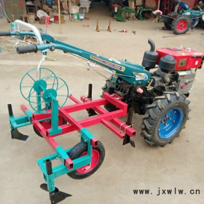手扶帶動(dòng)農(nóng)田鋪地膜機(jī) 多功能自走式覆膜機(jī) 馬鈴薯種植覆膜機(jī)