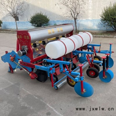 新款2行膜上播種機 行距可調(diào)節(jié)播種覆膜機 現(xiàn)貨供應(yīng)花生玉米播種覆膜機
