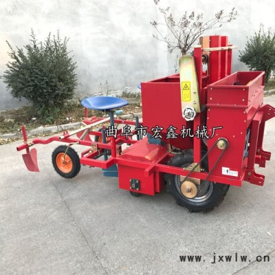 宏博 土豆起壟覆膜機 手扶馬鈴薯播種覆膜機 多功能洋芋播種機