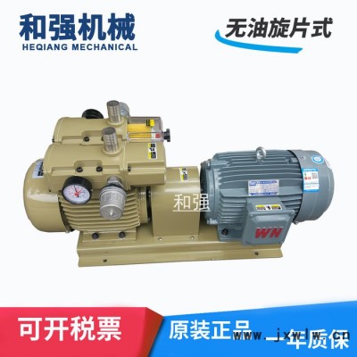 無油旋片泵 HZB60-SS-VB-03 模切燙金機用風(fēng)泵 吸氣速率19.8L/s 復(fù)合型氣泵 國產(chǎn)高質(zhì)量