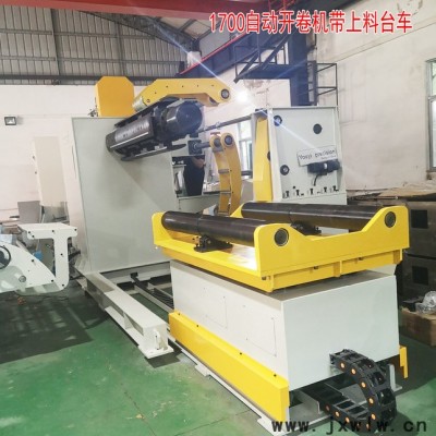 佑億生產(chǎn)1600自動開卷機(jī)伺服NC整平送料覆膜機(jī)自動化生產(chǎn)線定制