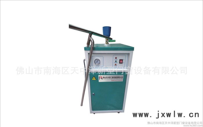 鋁合金移門型材90度切割機玻璃清洗機覆膜機收縮膜機