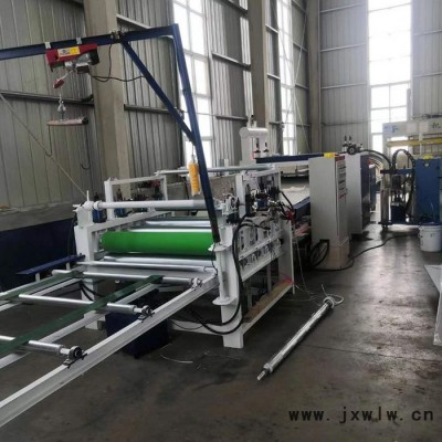 亞克力涂膠平面板材貼紙機 自動推板熱熔膠pur貼面機 自動斷紙切割復合機
