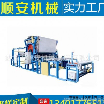 雙膠槽立式網(wǎng)帶復合機 膠水網(wǎng)帶復合機 雙漿輥網(wǎng)帶