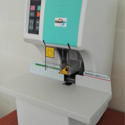 融典350全自動財務(wù)裝訂機 鉚管熱熔憑證裝訂機 電動裝訂機打孔機