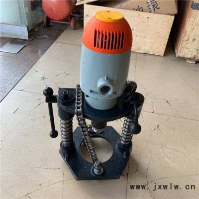 便攜式電動管道打孔機 鍍鋅管打孔機純銅電機 鏈條式管道打孔器 鑫隆報價 便攜式管道打孔機