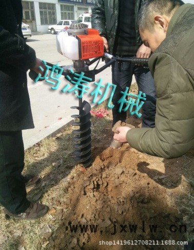 鉆孔打眼機，汽油打孔機，大馬力打孔機
