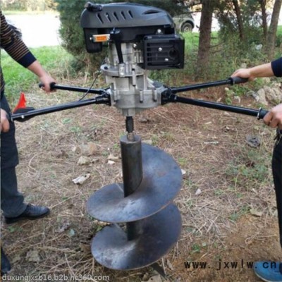 靈活后置打坑機(jī) 斜坡刨坑機(jī) 二沖程地面打孔機(jī)價格