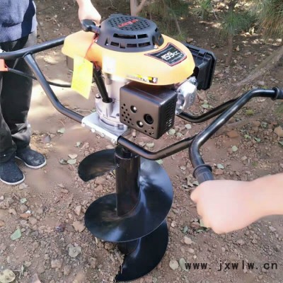 優(yōu)民 手提式打孔機(jī) 60cm挖坑機(jī)廠家 大棚打樁鉆坑機(jī)
