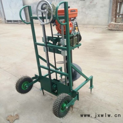 圍欄載柱挖坑機(jī) 畜牧圍欄埋樁機(jī) 普航立柱用打孔機(jī)廠家