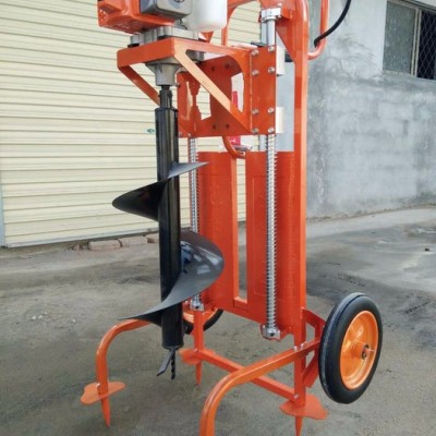 種植毛竹打孔機(jī)挖坑機(jī) 拖拉機(jī)后懸掛打坑機(jī)  便攜式土地打孔機(jī)圖片