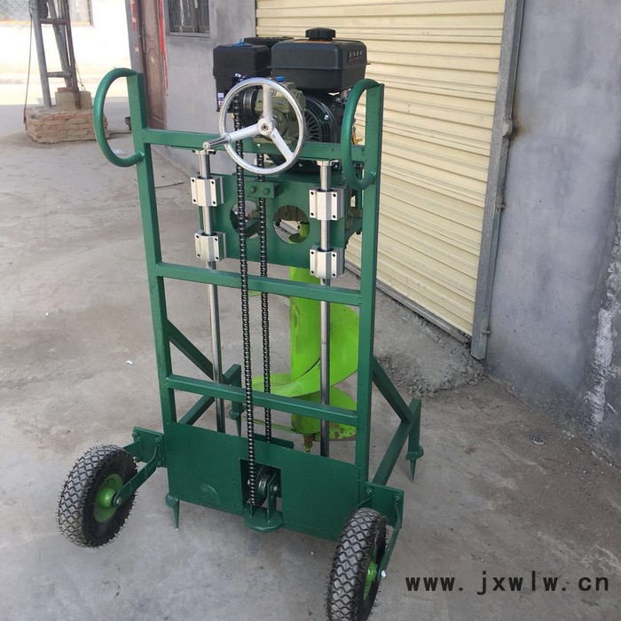 河南蒙古族自治縣手推栽植挖坑機(jī) 圍欄立柱打孔機(jī) 公園栽植打孔機(jī)廠家