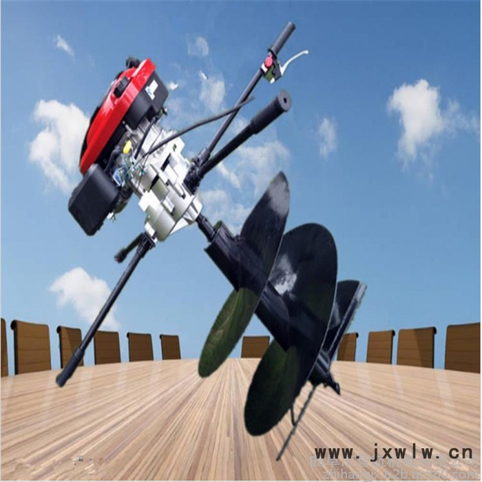 智航大馬力硬土質(zhì)挖坑機(jī) 汽油果園打孔機(jī) 苗木移植鉆孔機(jī)