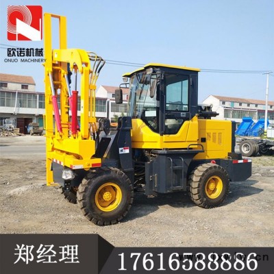 水泥路面打孔機(jī) 護(hù)欄沖孔打樁機(jī) 雙動(dòng)力頭打樁機(jī)廠家