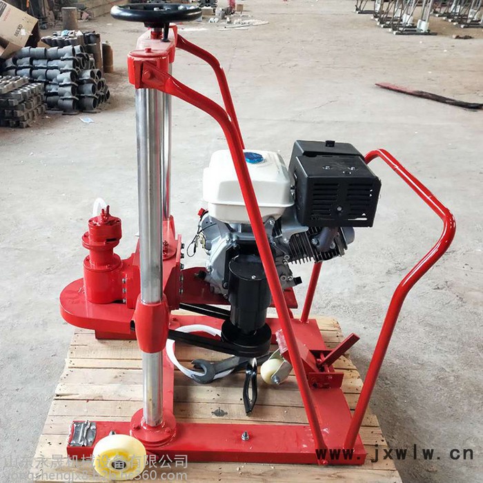 永晟混凝土鉆孔取芯機(jī)  公路護(hù)欄打樁立式混凝土鉆孔取芯機(jī) 13馬力中型汽油瀝青打孔機(jī)