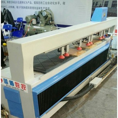 山東藍盾LDCKJ-1紅外光電感應式側(cè)面打孔機，水平鉆孔機。無需掃碼定位，操作簡單快捷，省人省時省力