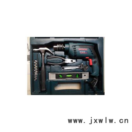 博世(Bosch)沖擊鉆 電鉆套裝（正反轉電子調速 GSB10RE 10mm)-JR