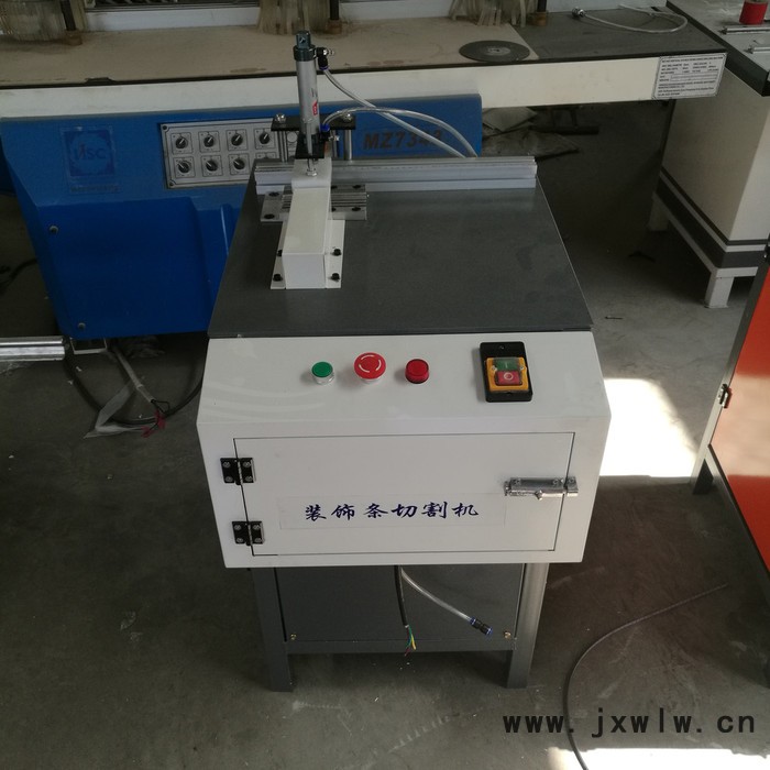 供應(yīng)福軍 裝飾條切割機 T型U型銅鋁鑲嵌裝飾條切割機 45度V口切角機**。
