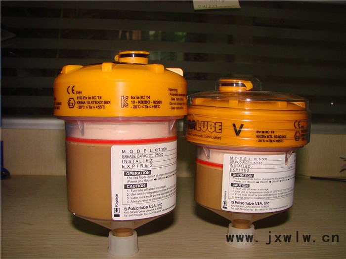 大型激光切割機自潤滑油壺，混流風機軸承自動加脂器，pulsarlube V250履帶軸承自動潤滑器 激光切割機自動油壺