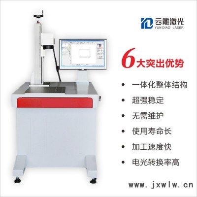 云雕激光30瓦二氧化碳激光打標(biāo)機(jī)塑料木頭皮革激光雕刻機(jī)激光刻字機(jī) 武漢廠家直營小型激光雕刻機(jī)