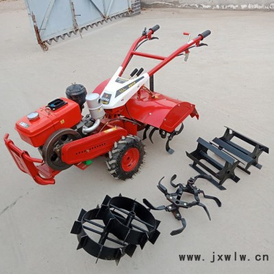 微耕機廠家 汽油柴油旋耕機 農(nóng)用四驅(qū)動力發(fā)動機微耕機