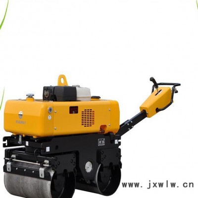 692kg汽油發(fā)動機(jī)機(jī)械傳動人力轉(zhuǎn)向定量液壓馬達(dá)手扶雙鋼輪壓路機(jī)路得威廠家品牌直銷