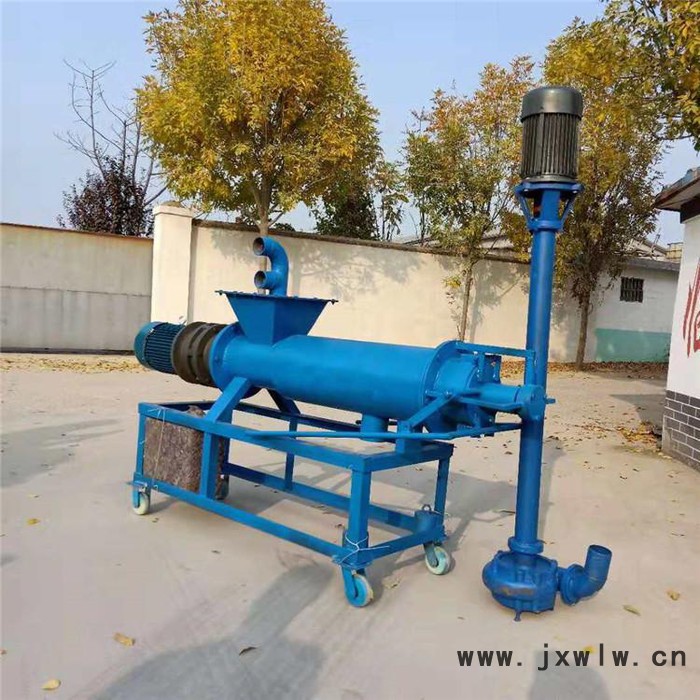 小型豬糞干濕分離機(jī) 餐廚垃圾固液分離設(shè)備 泥漿固液分離機(jī)