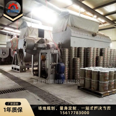 屹成機械DSH遠銷35個地區(qū)的真石漆攪拌機 真石漆混合設備現(xiàn)貨供應到廠參觀