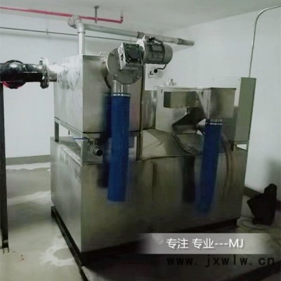 商場(chǎng)廢水隔油提升處理 廚房隔油提升設(shè)備 飯店隔油提升裝置 餐廳油水分離設(shè)備帶提升