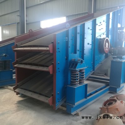 選礦多層礦用震動(dòng)篩沙機(jī) 振動(dòng)篩濕式水洗篩砂機(jī) 固定式大型砂石分離設(shè)備