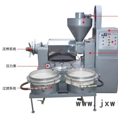 南洋供應(yīng)全自動(dòng)螺旋冷熱兩用型榨油機(jī) 自動(dòng)菜籽花生榨油設(shè)備量大從優(yōu)