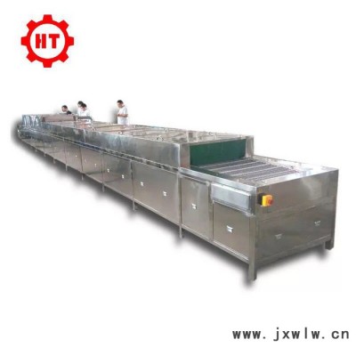 江門餐飲行業(yè)周轉(zhuǎn)箱清洗機(jī)周轉(zhuǎn)筐除油通過式全方位噴淋清洗烘干線 帶式干燥設(shè)備